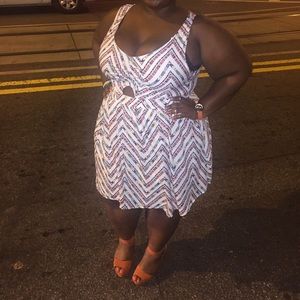 Multicolored Mini Dress